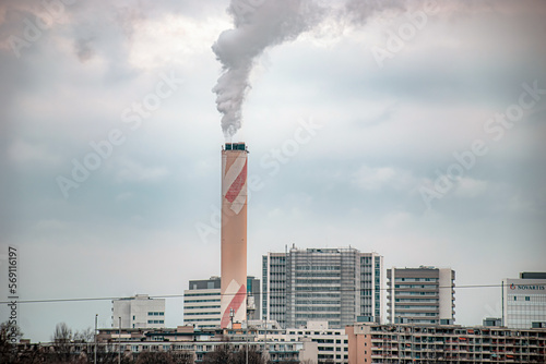 smoke from the big chimney