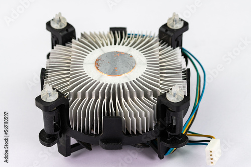 heatsink of a computer matre card photo