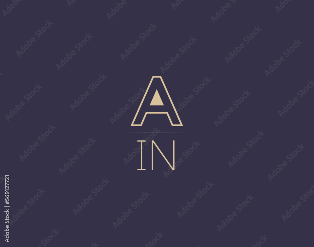 ANI letter logo design modern minimalist vector images ANI letter logo design modern minimalist vector images