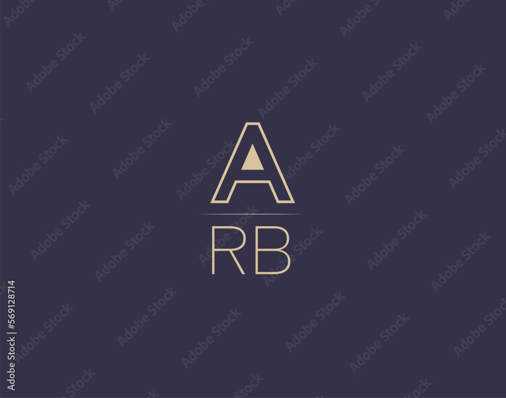 ARB letter logo design modern minimalist vector images ARB letter logo design modern minimalist vector images
