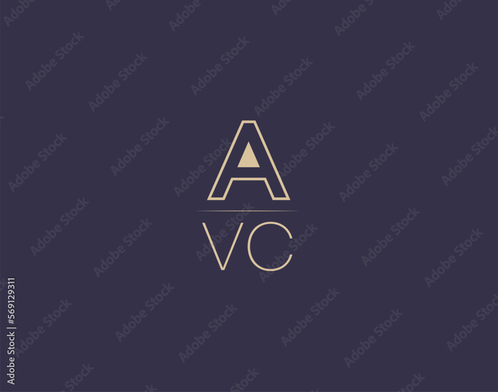 AVC letter logo design modern minimalist vector images AVC letter logo design modern minimalist vector images