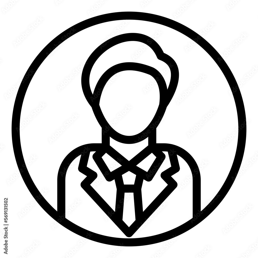 Vector Design User Profile Icon Style Vector Design User Profile Icon Style