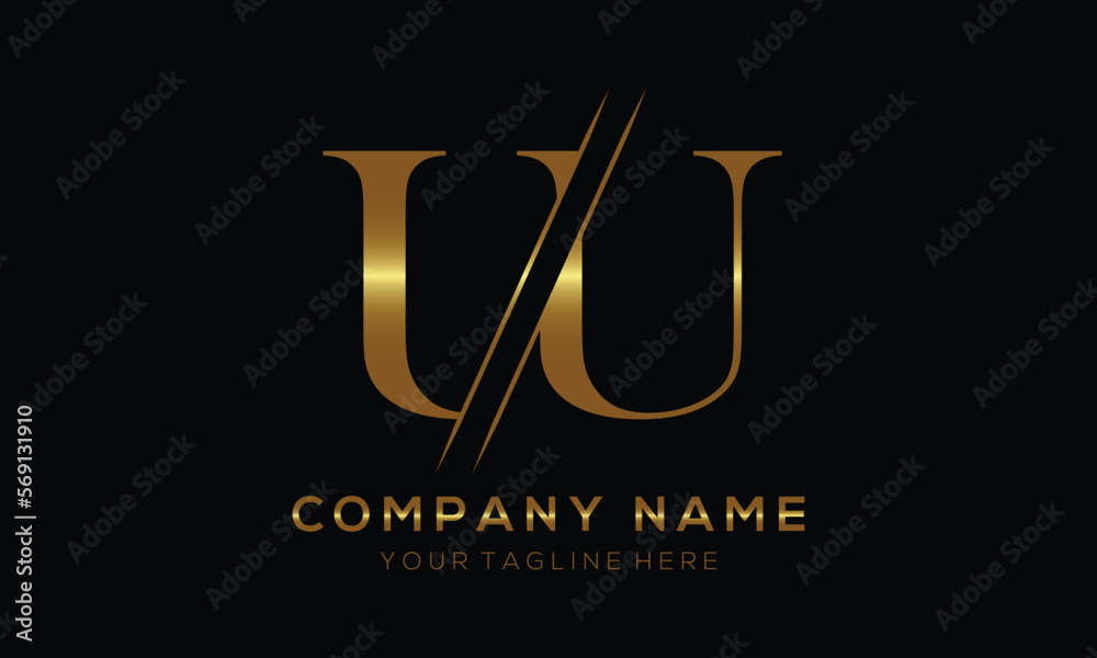 UU letter logo design template elements. UU letter vector logo. UU letter logo design template elements. UU letter vector logo.