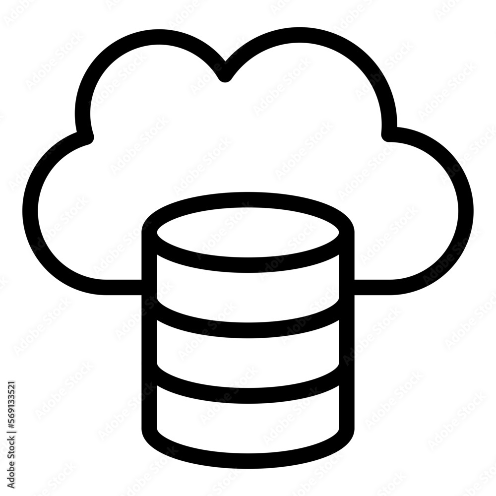Vector Design Cloud Data Icon Style Vector Design Cloud Data Icon Style