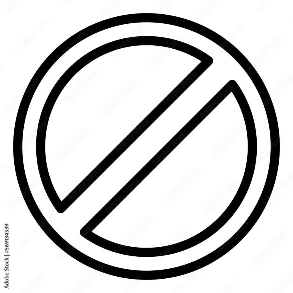 Vector Design Forbidden Icon Style Vector Design Forbidden Icon Style