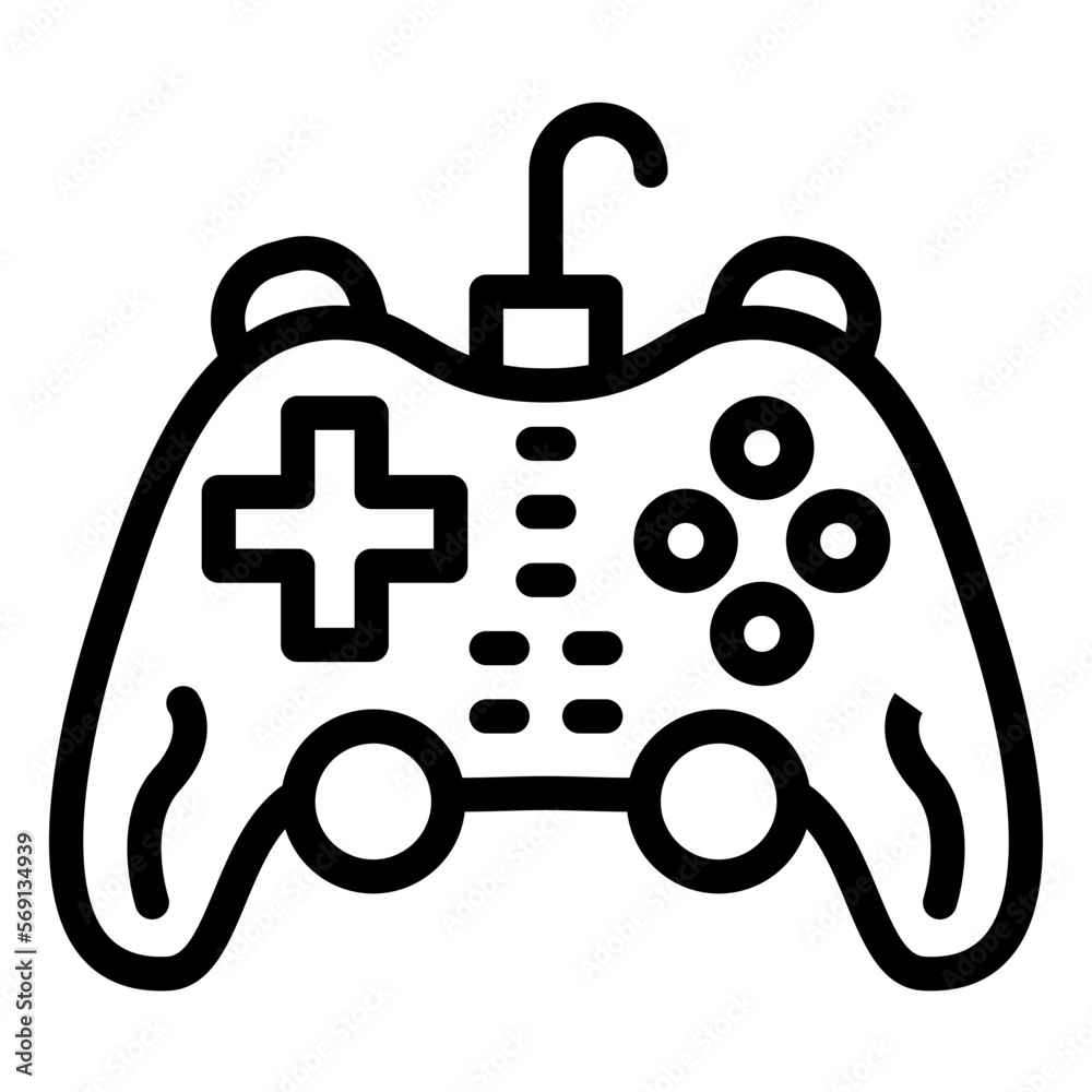 Obraz premium Vector Design Gamepad Icon Style