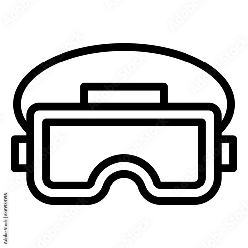 Vector Design Vr Glasses Icon Style