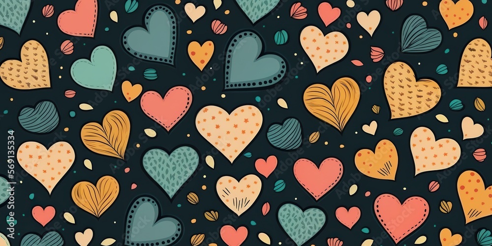 heart, pattern, love, generative ai, generative, ai heart, pattern, love, generative ai, generative, ai