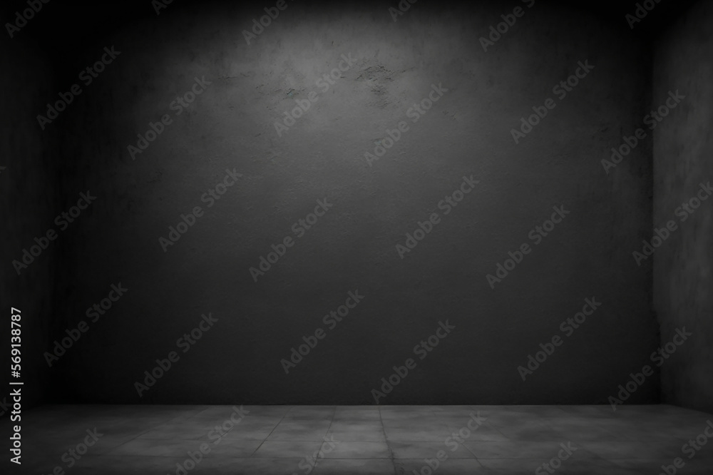 empty wall cement studio, dark background empty wall cement studio, dark background
