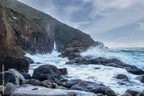 Remote Nanjizal Beach, Land's End, Cornish spot