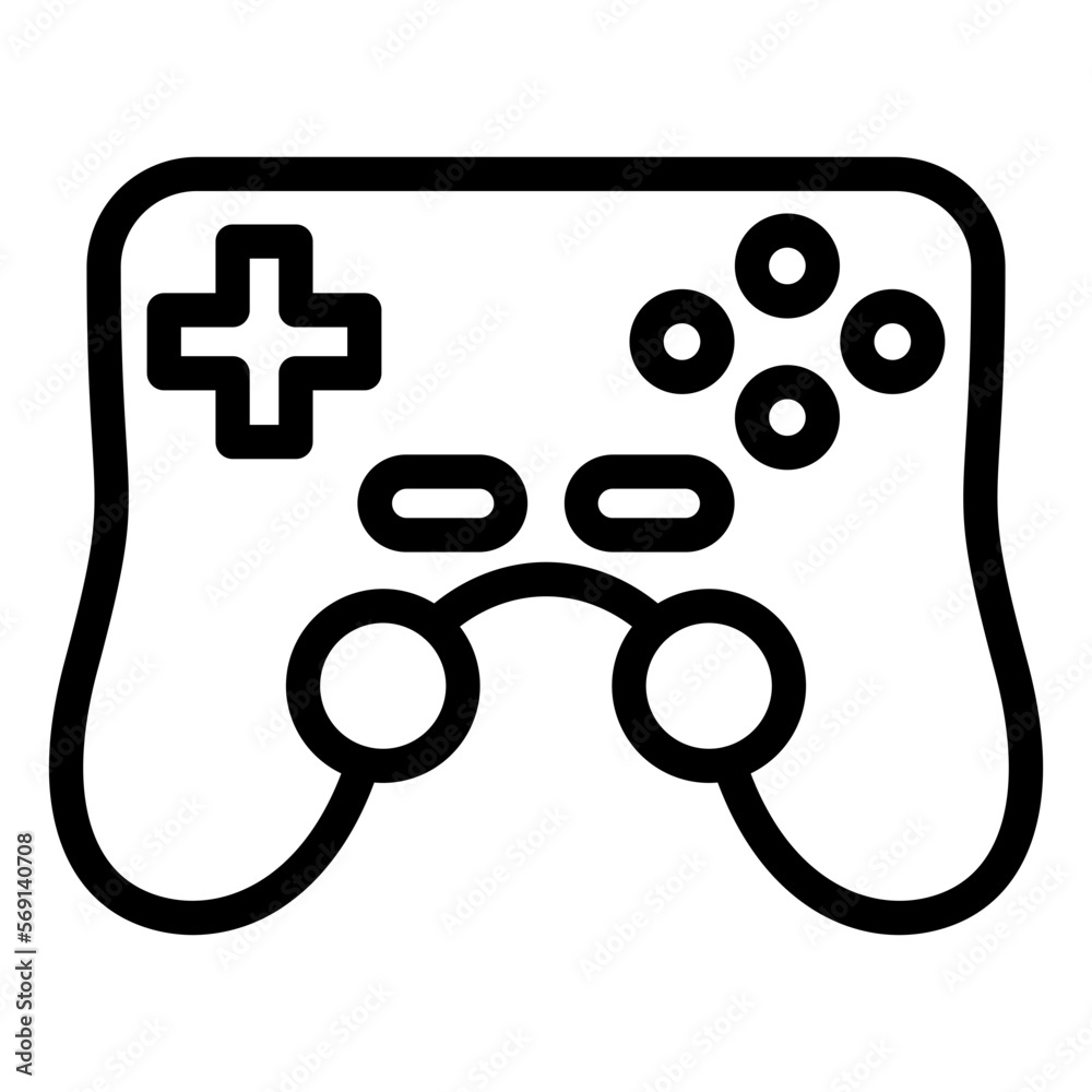 Obraz premium Vector Design Gamepad Icon Style