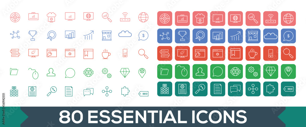 ESSENTIAL ICON SET DESIGN