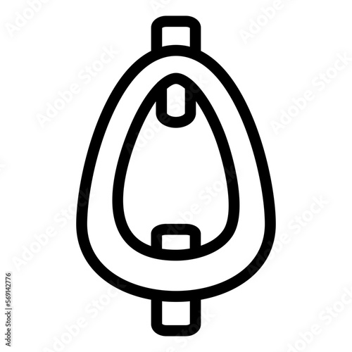 Vector Design Urinal Toilet Icon Style