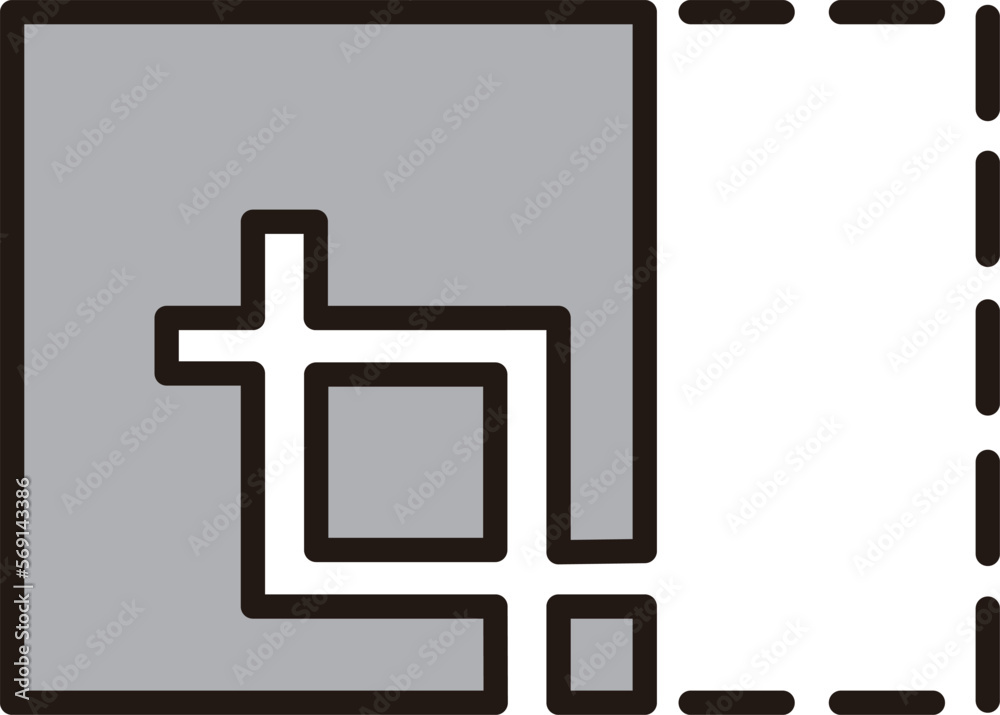 Obraz premium カラービジネスアイコン トリミング