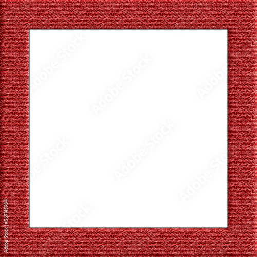 RED FRAME BORDER PICTURE ISOLATED