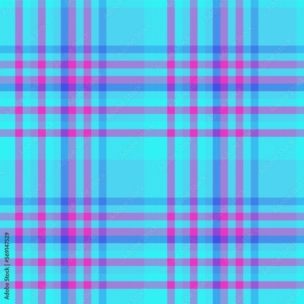 Texture pattern plaid. Seamless check fabric. Background tartan vector textile.