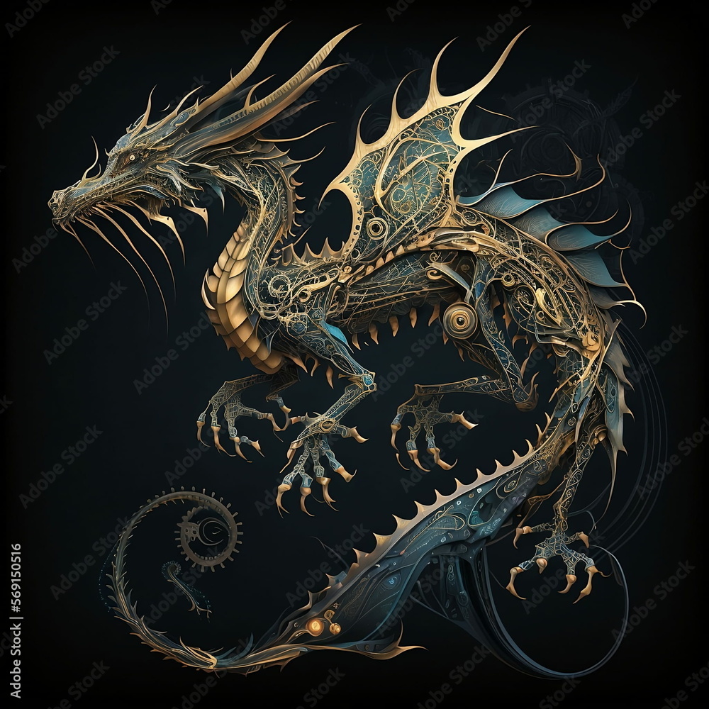 Chinese Dragon Illustration