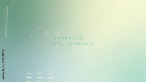 Abstract blurred green gradient background vector illustration