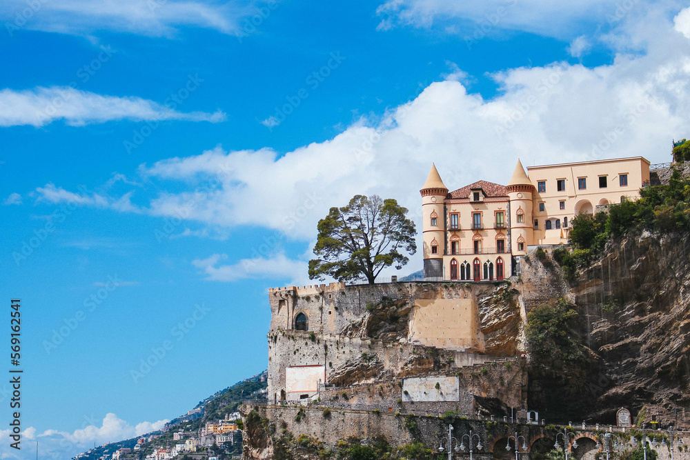 Beautiful Building View In Maiori, Amalfi Coast, Italy