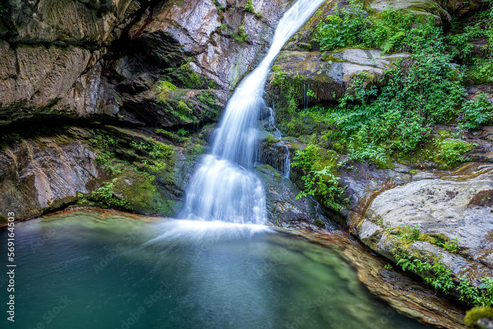 Naklejka premium Waterfall Pelion, Greece