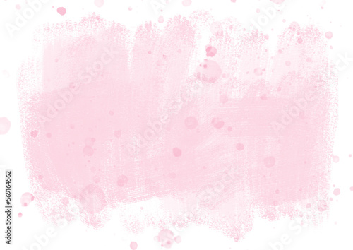 Watercolor pink background paper effect