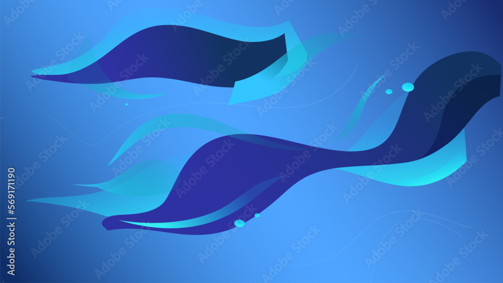 background with waves