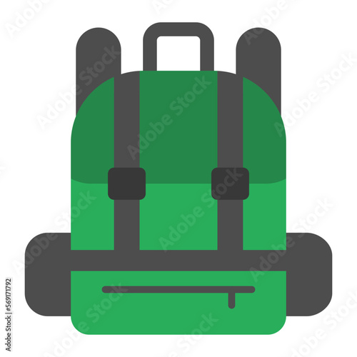 Bagpack Flat Icon