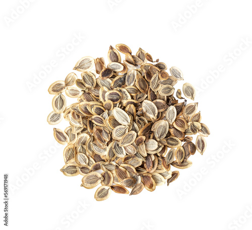 Heap dill seed isolated on transparent png