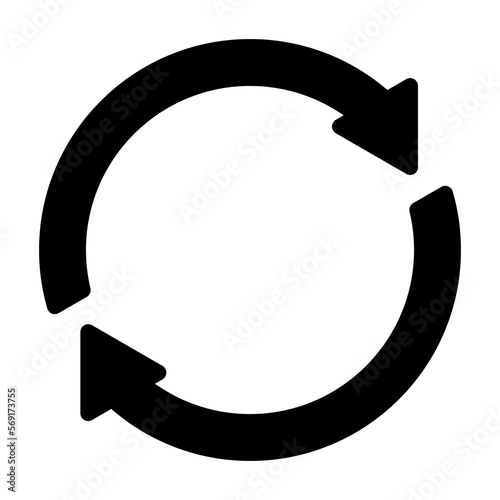 reduce reuse circle arrow round repeat eco ecology icon
