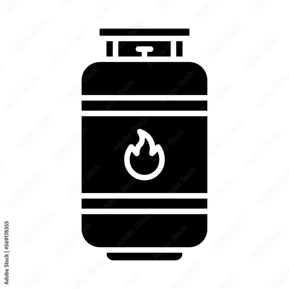 Gas Cylinder Icon