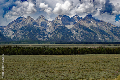Grand Teton Range - Grand Teton National Park - Wyoming USA