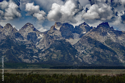 Grand Teton Range - Grand Teton National Park - Wyoming USA