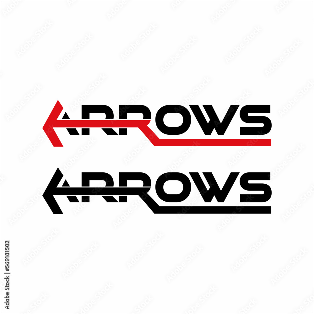 Arrow design with lettering. Awesome arrow design.