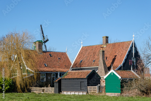 Zaanse Schans, Noord-Holland Province, The Netherlands. photo