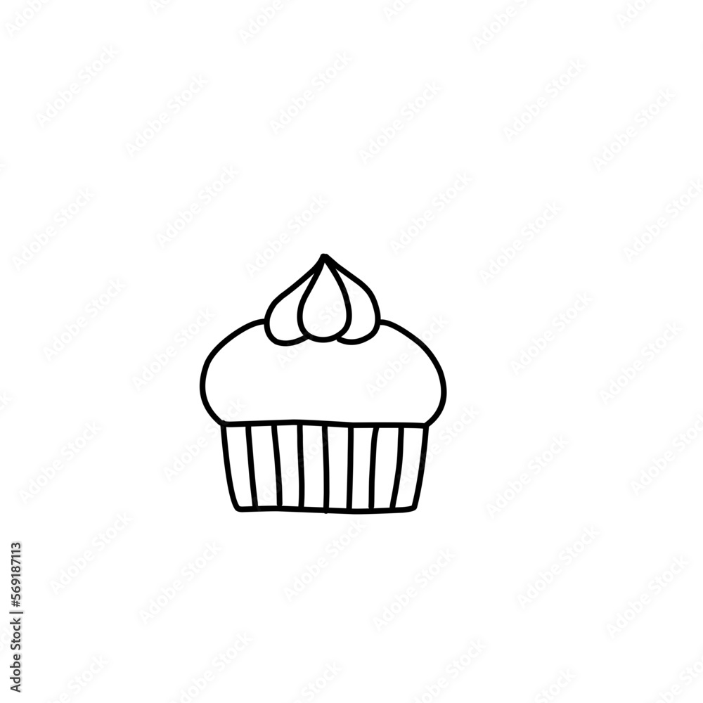 Cupcake or Muffin vector Cupcake or Muffin vector