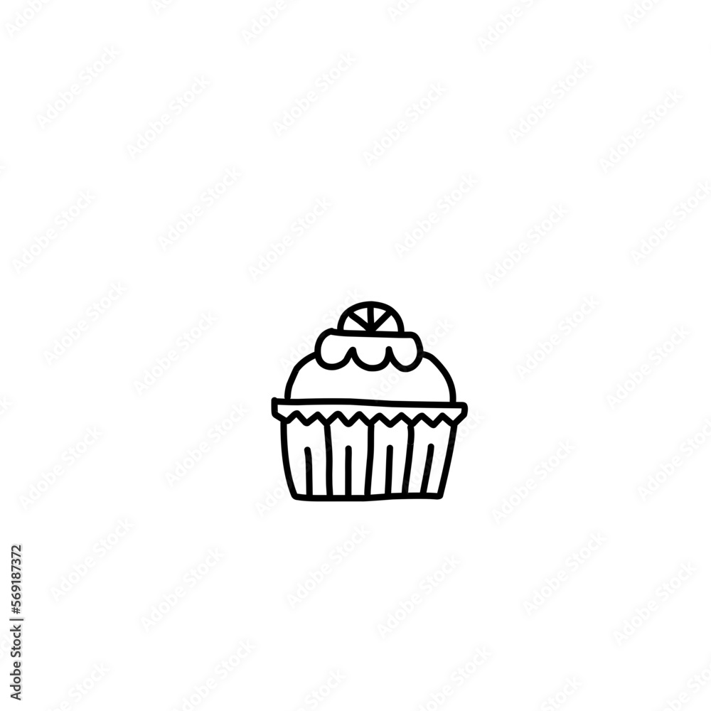 Cupcake or Muffin vector Cupcake or Muffin vector