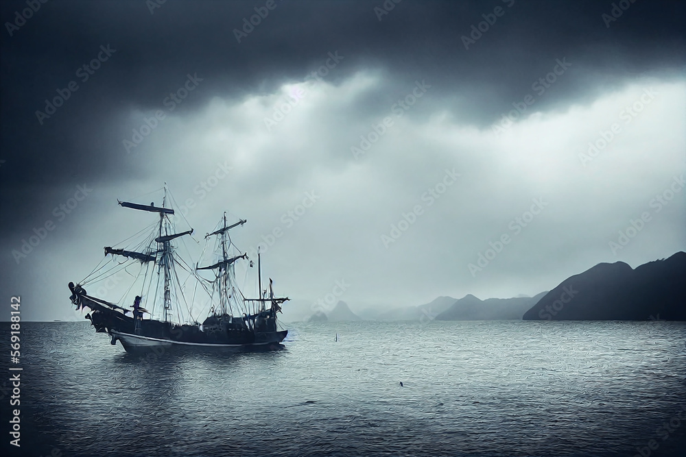ship on the ocean storm ship on the ocean storm