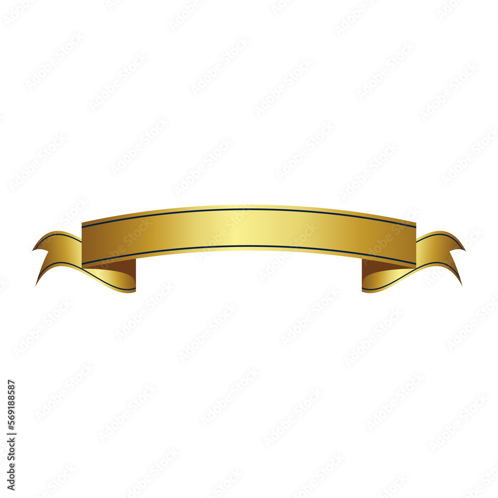 gold ribbons, seals, medals, badges, ribbon rolls gold ribbons, seals, medals, badges, ribbon rolls