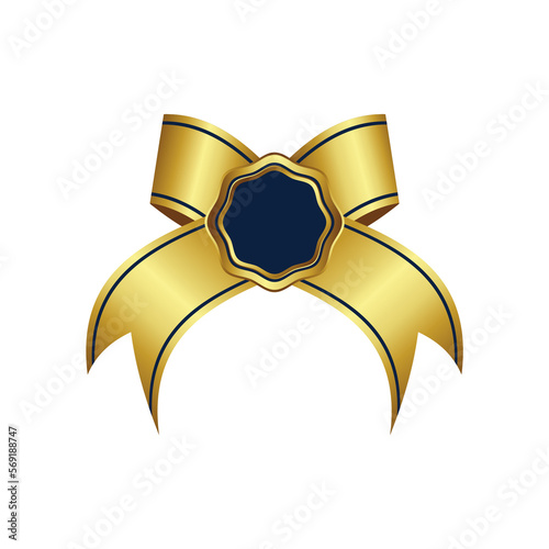 gold ribbons, seals, medals, badges, ribbon rolls