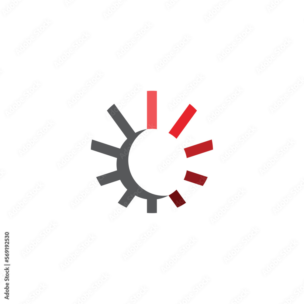 circle finance chart logo icon circle finance chart logo icon