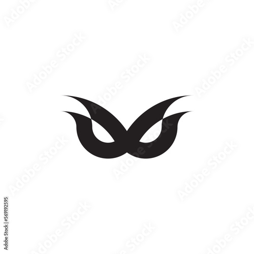 eye mask vector icon design