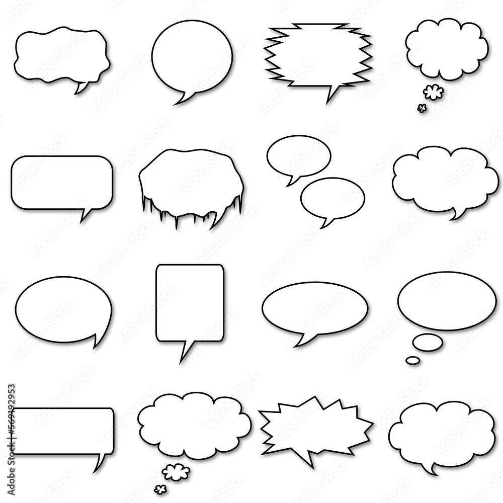 Fototapeta premium Speech bubble