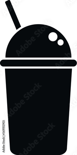 Kid summer cocktail icon simple vector. Water park. Pool aqua