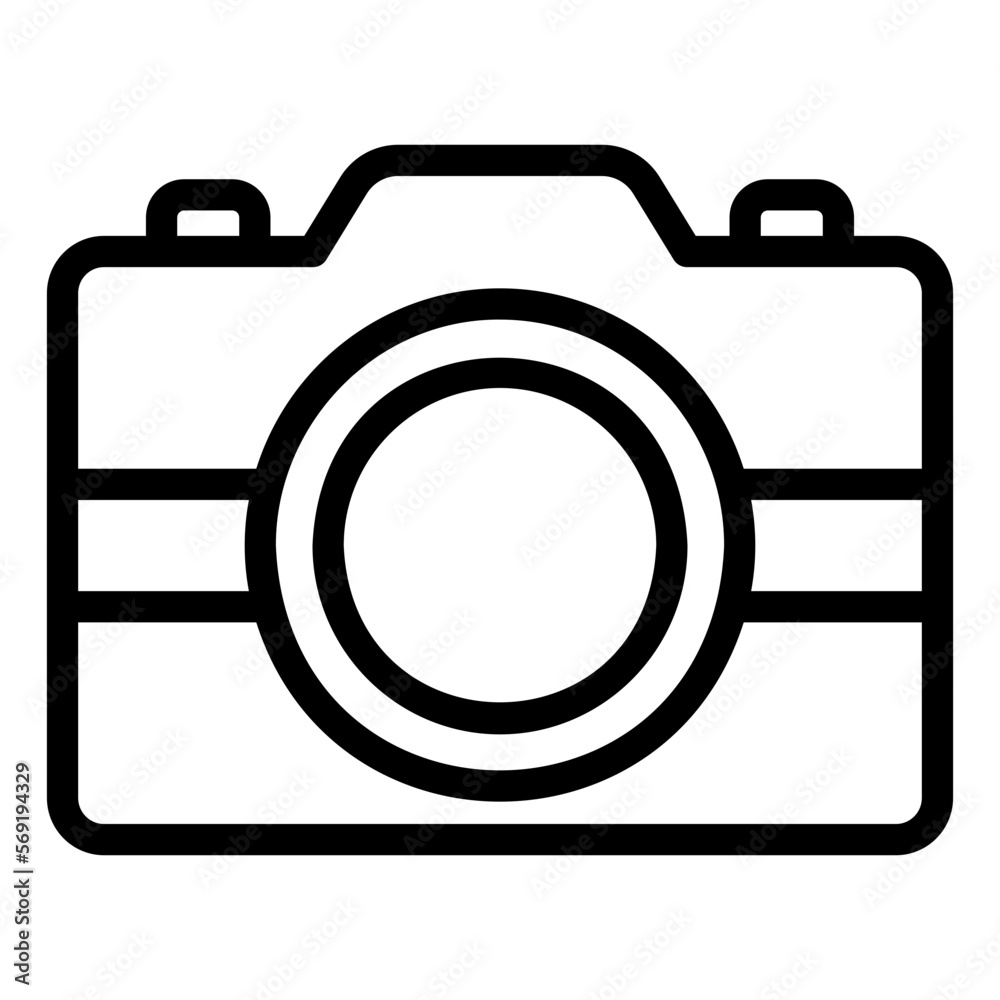 camera line icon camera line icon