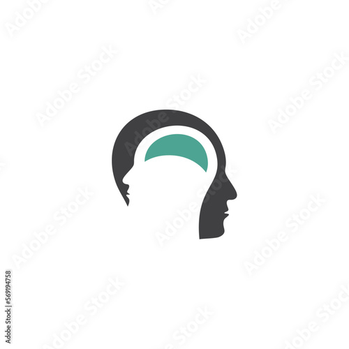 mind psychology logo icon