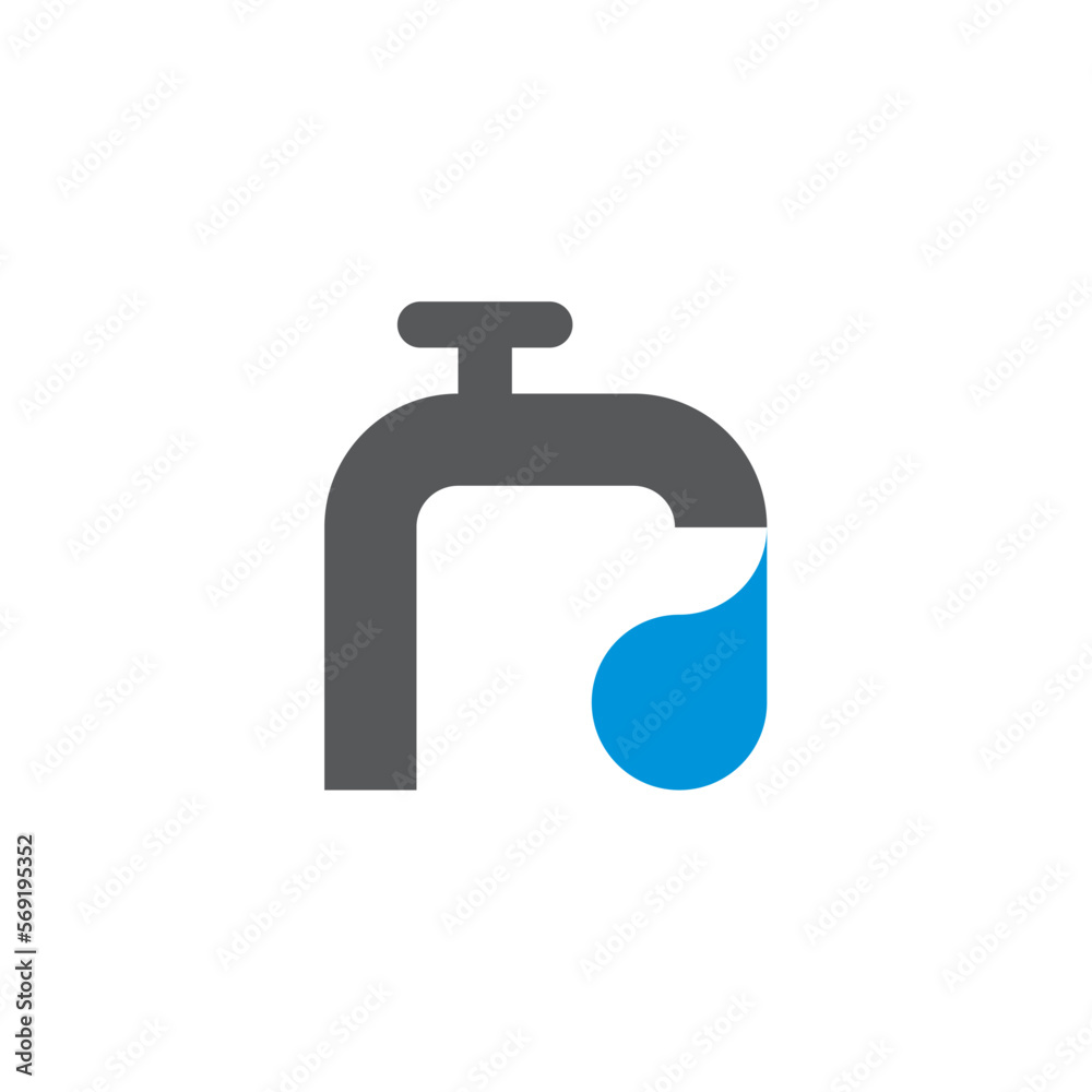 tap water logo icon design element vector tap water logo icon design element vector