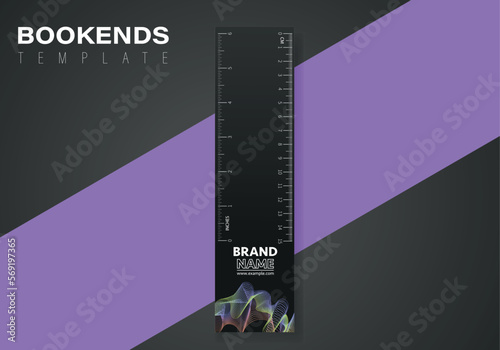 Business modern bookmarks template design. Vector bookmark template. Bookmark illustration.