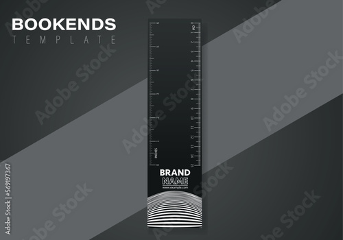 Business modern bookmarks template design. Vector bookmark template. Bookmark illustration.