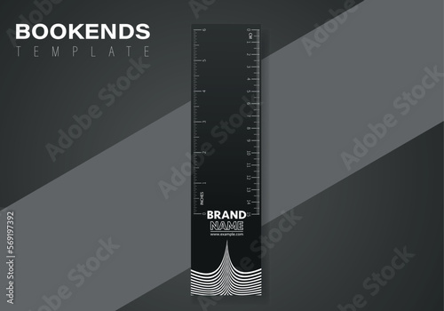 Business modern bookmarks template design. Vector bookmark template. Bookmark illustration.