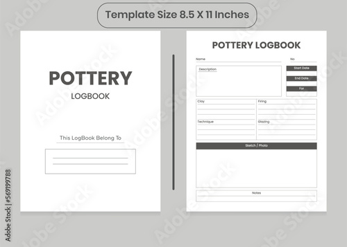 Pottery Logbook and KDP Interior
